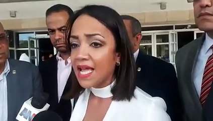 Faride Raful en la fiscalía