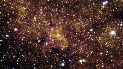 Simulación de la nube de gas aproximándose al agujero negro en el centro de la Vía Láctea