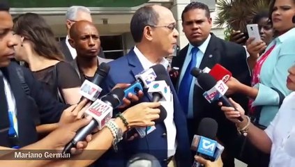 Mariano Germán sale de la procuraduría