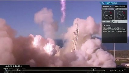 SpaceX lanza con éxito su cohete Falcon 9