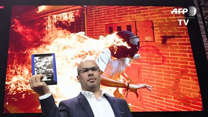 Foto de AFP de una Venezuela "en llamas", primer premio del World Press Photo 2018
