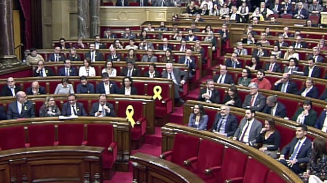 Independentistas radicales bloquean la elección de presidente en Cataluña