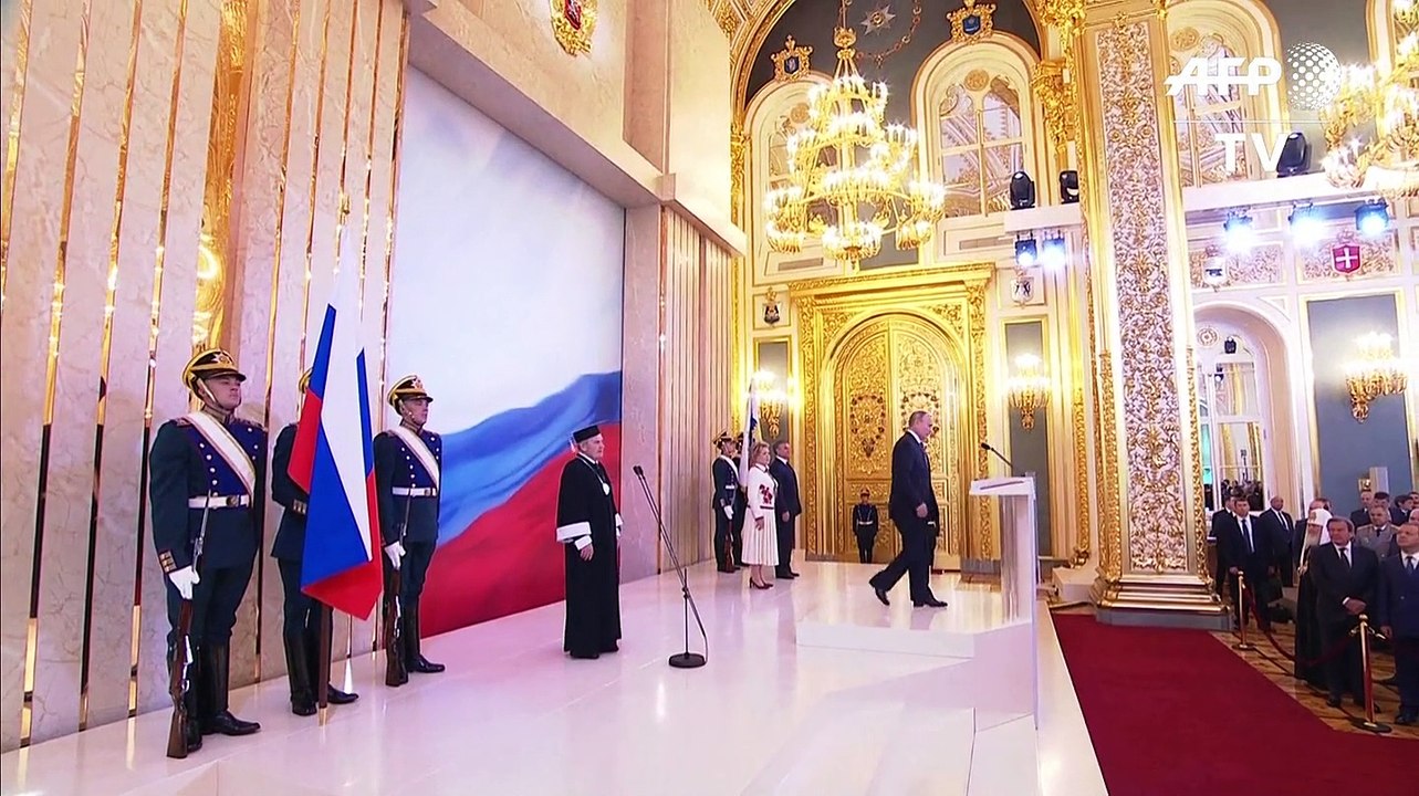 Vladimir Putin jura para un cuarto mandato presidencial en Rusia
