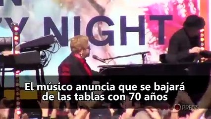 Elton John se retira de los escenarios tras su próxima gira