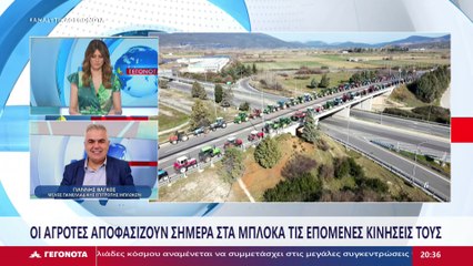 Το Μέλος Πανελλαδικής Επιτροπής Μπλόκων, Γιάννης Βάγγος στο STAR