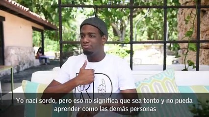 Luis Alberto Cancú, Primer Estudiante Sordo De La Escuela De Diseño Altos De Chavón