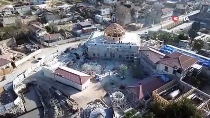 Restorasyon bitmek üzere! İşte Habib-i Neccar Camii'nin son hali