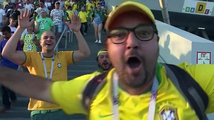 Fans brasilenos celebran
