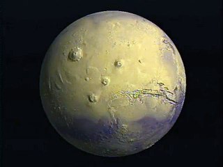La región de Tharsis en Marte