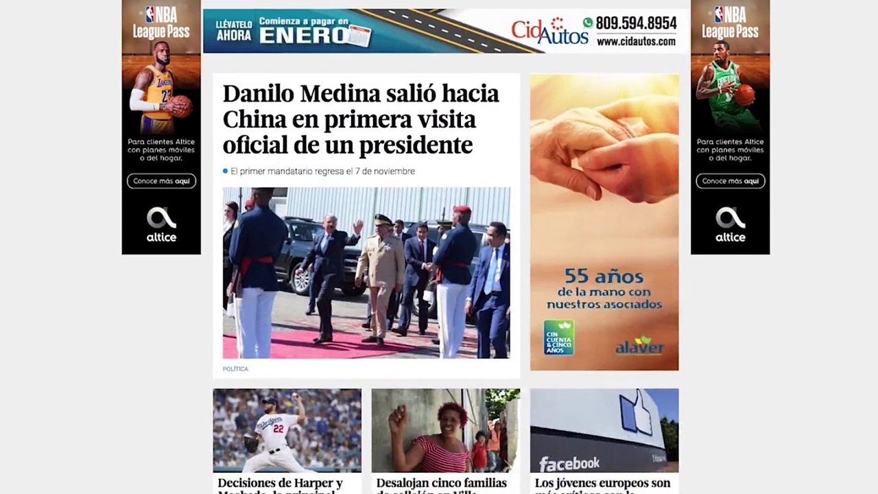 Relanzamiento Pagina Web Diario Libre