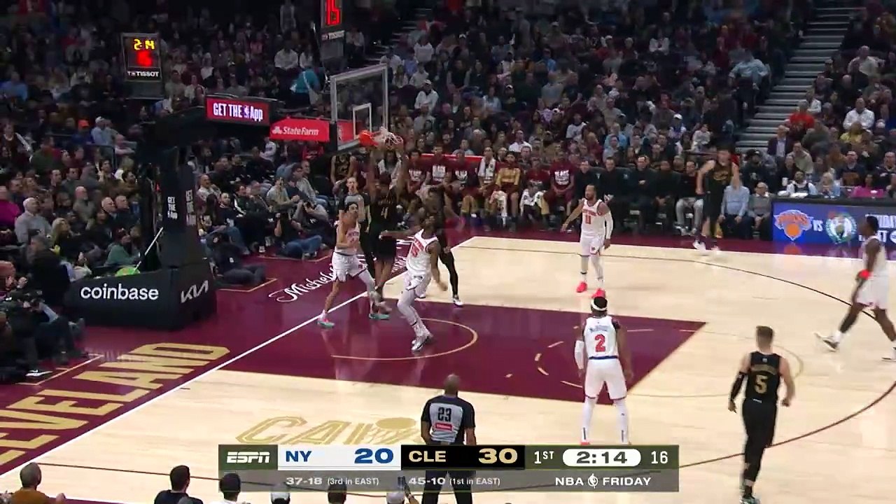 Cavs bully Knicks with dominant 37-point win