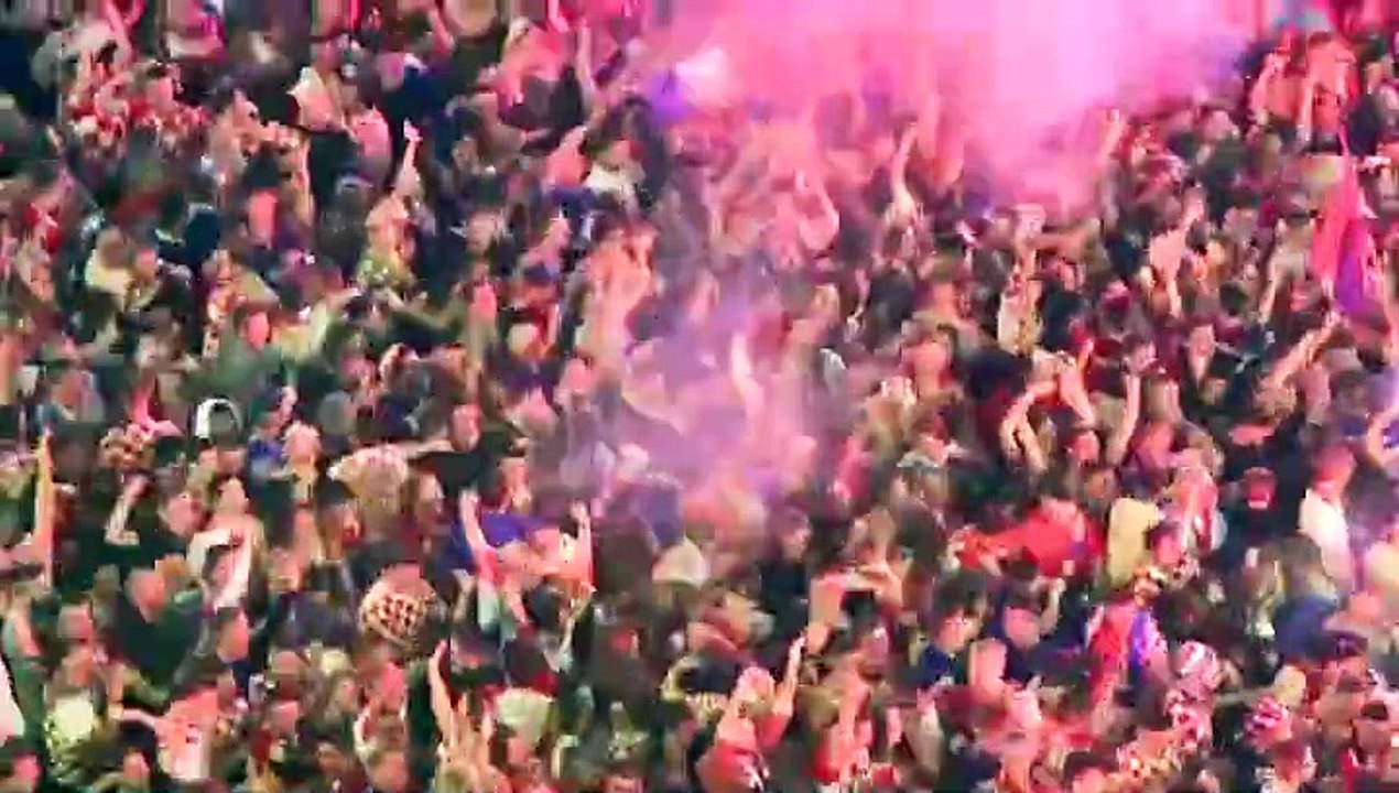 Croatas celebran, pase Mundial Futbol