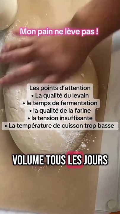Voilà ce qui peut empêcher ton pain de pousser #levain