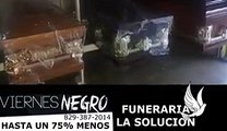 También una funeraria ofrece especiales por viernes negro