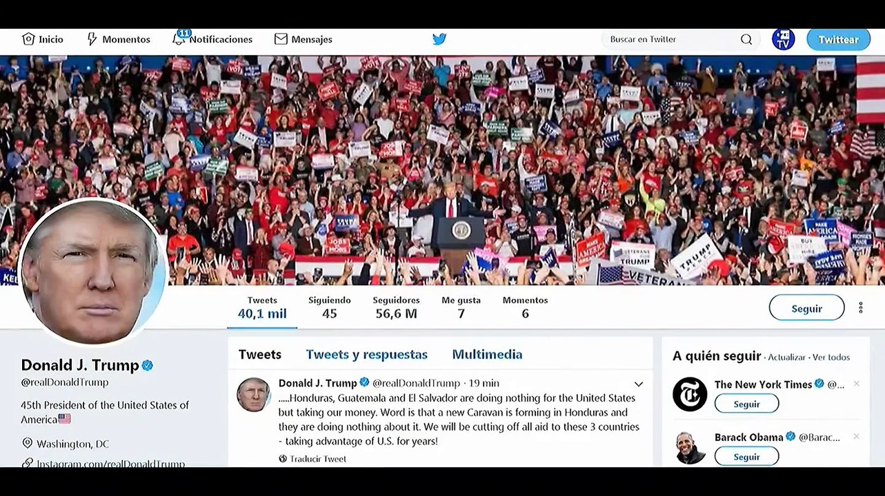 Trump amenaza con cerrar la frontera con México si no logra fondos para muro