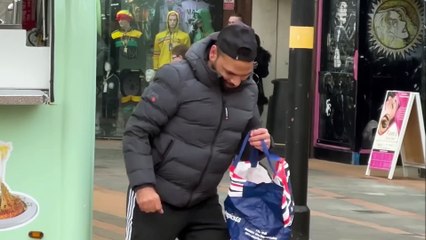 This guy call security on me _ happy new year to all of you _ joker pranks amazing reaction