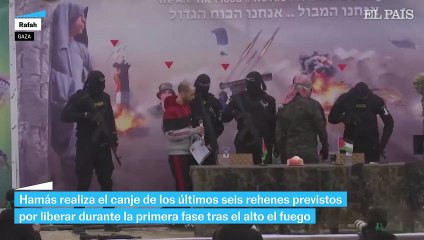 Hamás libera a dos de los seis rehenes previstos y confirma su voluntad de pasar a la segunda fase de la tregua