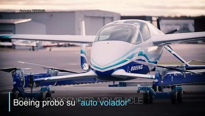 Boeing probó su prototipo de auto volador