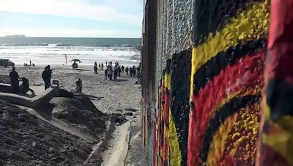 Migrantes intentaron atravesar frontera con EEUU