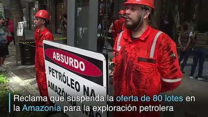 Greenpeace reclama frenar explotación petrolera en la Amazonía