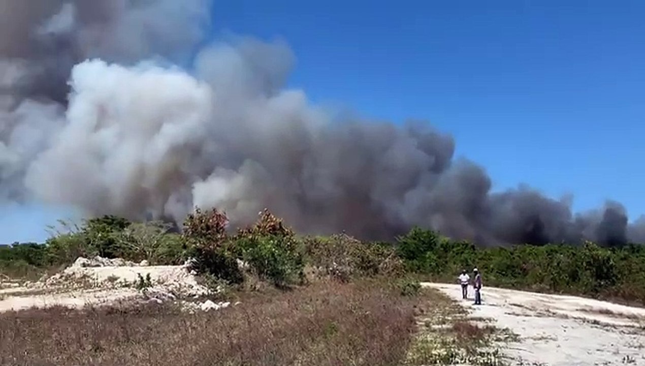 Fuego en Punta Cana