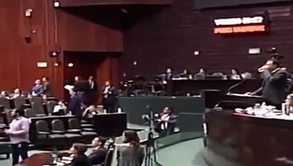 Diputada sufre crisis de nervios al informarle en plena sesión el asesinato de su hija