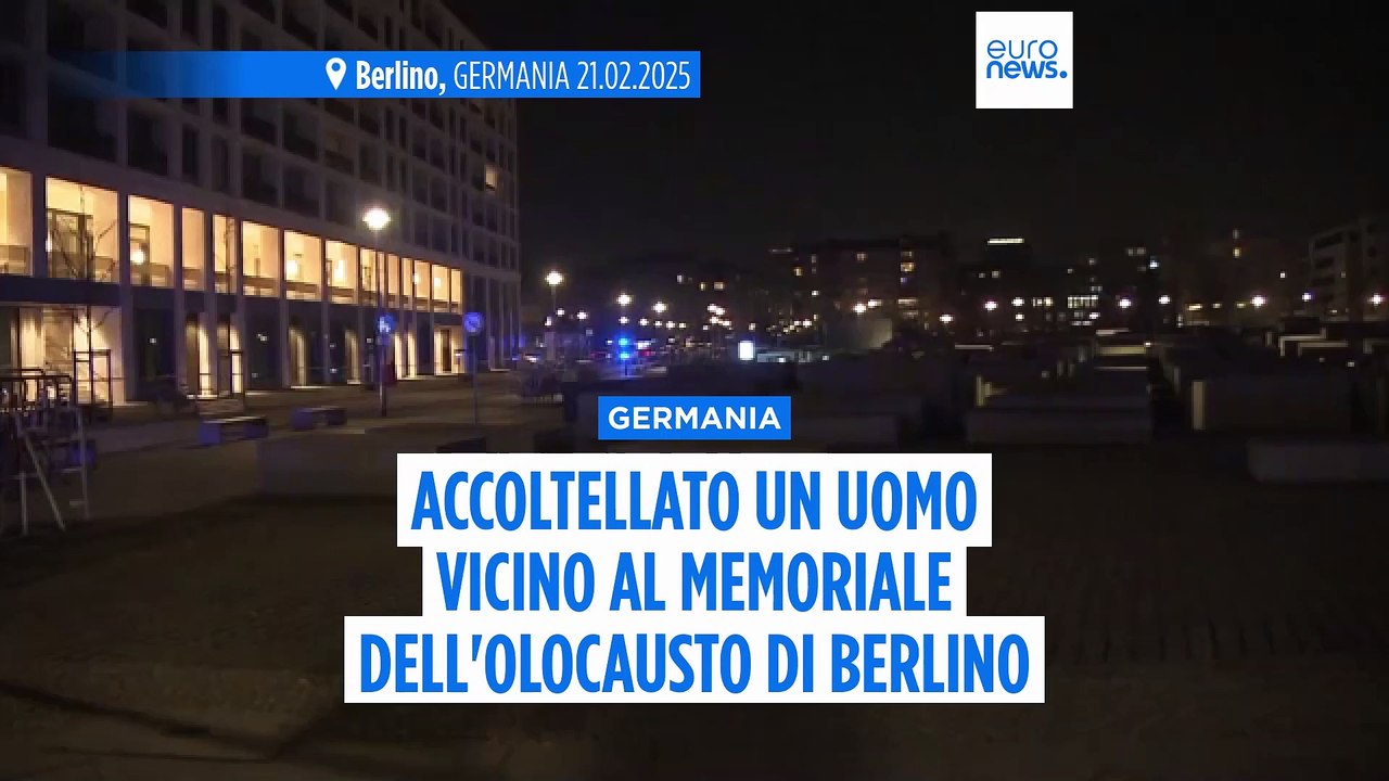 Berlino, attacco al memoriale dell'Olocausto: un uomo gravemente ferito