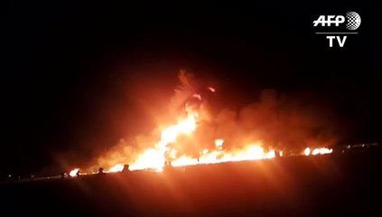 Explosión ducto de gasolina en México