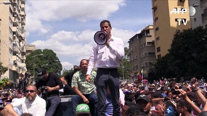 Guaidó anuncia marcha nacional hacia Caracas