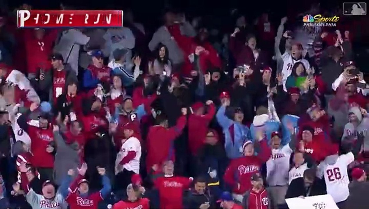 Bryce Harper, 1er jonrón frente a los Nacionales