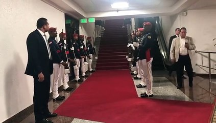 Llegada del presidente Danilo Medina