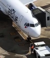 La línea aérea JetBlue realizó este miércoles un homenaje a la República Dominica