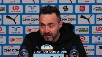 De Zerbi : "Balerdi, une absence qui pèse lourd"