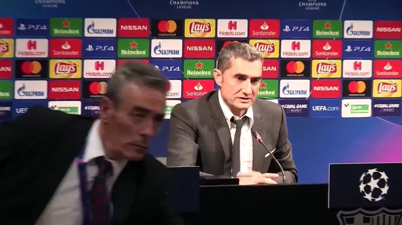 Ernesto Valverde tras el triunfo
