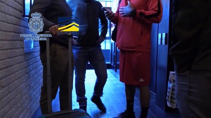 Accion policial de policías en Esapaña