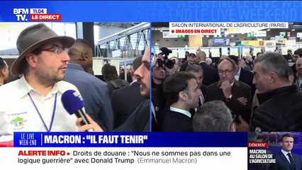 Parler à Emmanuel Macron c'est "à la sueur de notre front": cet agriculteur ne perd pas espoir d'être entendu par le président de la République
