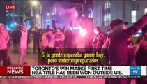 Toronto fue una fiesta tras el triunfo de los Raptors