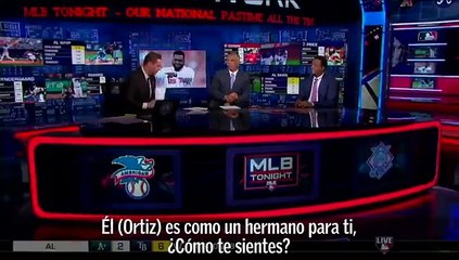 Pedro Martinez llora al hablar sobre David Ortiz luego de ser herido
