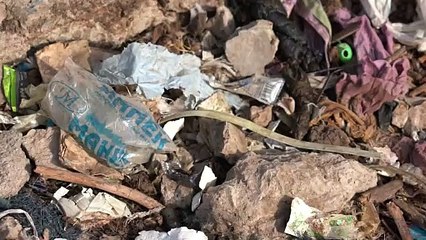 Una montaña de basura en Nueva Delhi casi tan alta como el Taj Mahal