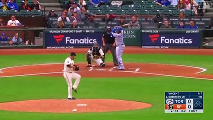 Primer cuadrangular de Vladimir Guerrero Jr.