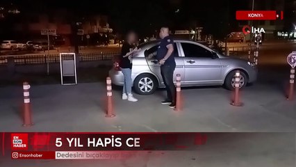 Konya'da dedesini bıçaklayıp boks hareketi yapan toruna 5 yıl hapis cezası