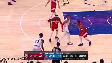 Los Sixers pasan por encima de Raptors