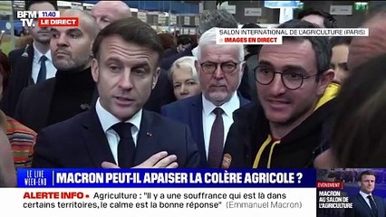 Normes agricoles: "On ne veut pas de décroissance agricole, ni en France ni en Europe", affirme Emmanuel Macron