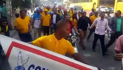 Protesta en los Alcarrizos