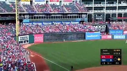 El Un doble de Matt Matt Carpenter con característica de jonrón