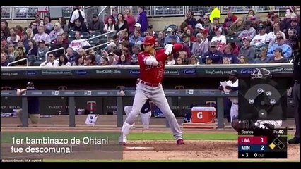 El jonrón de Shohei Ohtani de 111,6 MPH