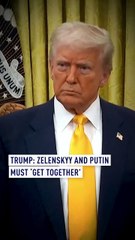 Trump: Zelenskyy and Putin must 'get together' to end Ukraine conflict