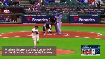 Vladimir Guerrero Jr demuestra poder con los Azulejos