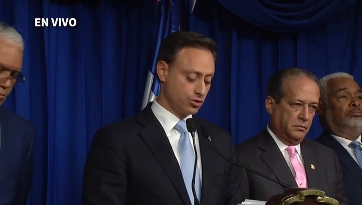 Reacción de Reinaldo Pared durante las declaraciones del procurador