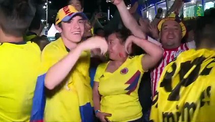 Colombianos y argentinos celebraron en la Copa América